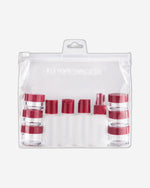 مجموعة زجاجات مستحضرات التجميل وينجر بحجم السفر - شفافة - 611888