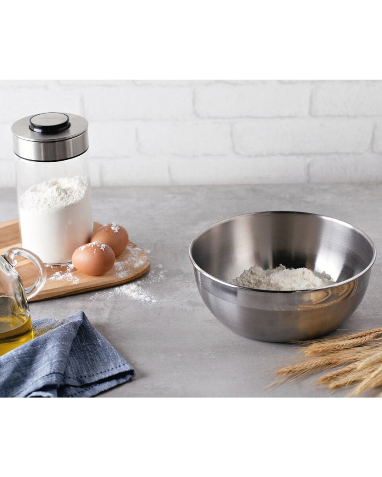 وعاء ترامونتينا فريزينوكس دائري من الفولاذ المقاوم للصدأ بلمسة نهائية غير لامعة، بدون غطاء، 18 سم و1.6 لتر