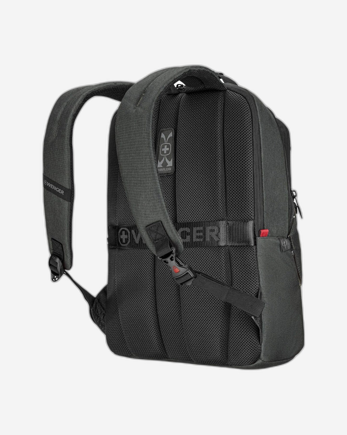 حقيبة ظهر Wenger Mx Eco Professional للكمبيوتر المحمول مقاس 16 بوصة مع جيب للكمبيوتر اللوحي - فحمي - 612261