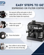 ماكينة صنع القهوة ديلونجي كومبي