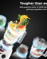 خلاط راسل هوبز 4 في 1 مع مطاحن متعددة