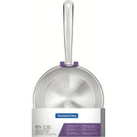 مقلاة ترامونتينا برازيل أونا 24 سم 2.1 لتر من الفولاذ المقاوم للصدأ مع قاعدة ثلاثية الطبقات