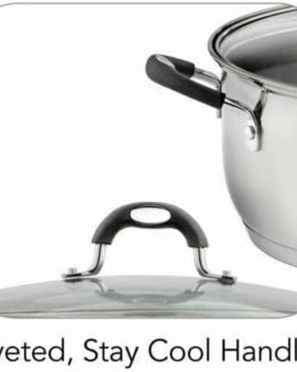 ترامونتينا البرازيل - وعاء طهي مسطح من الفولاذ المقاوم للصدأ 30 سم وسعة 8.9 لتر مع قاع ثلاثي الطبقات