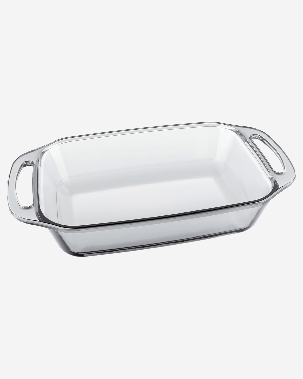 Marinex Rectangular Glass Roaster with Handles, Heat-Resistant, Oven-Safe, 2.1L