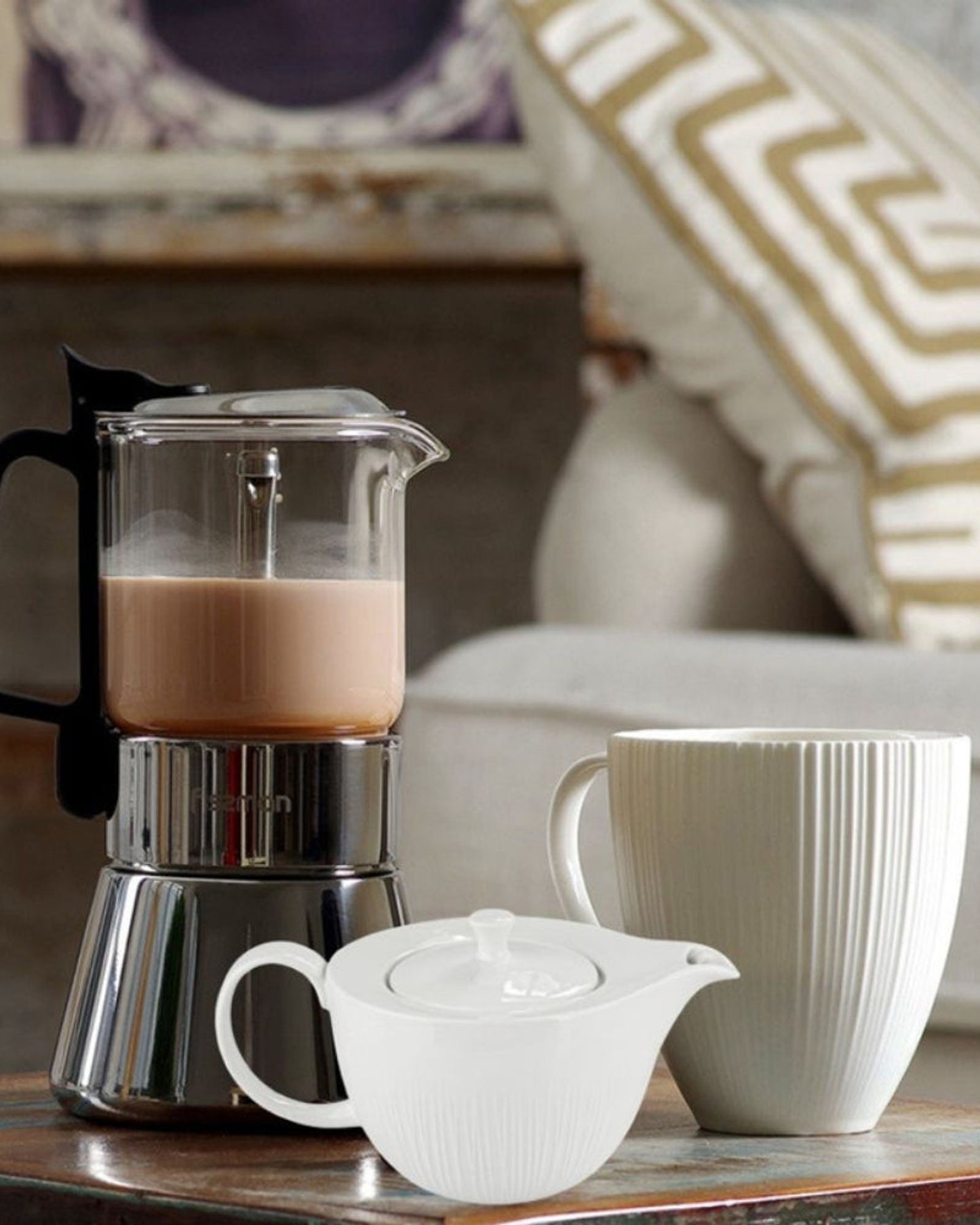 إبريق شاي فيسمان بيلاجيو أبيض 800 مل