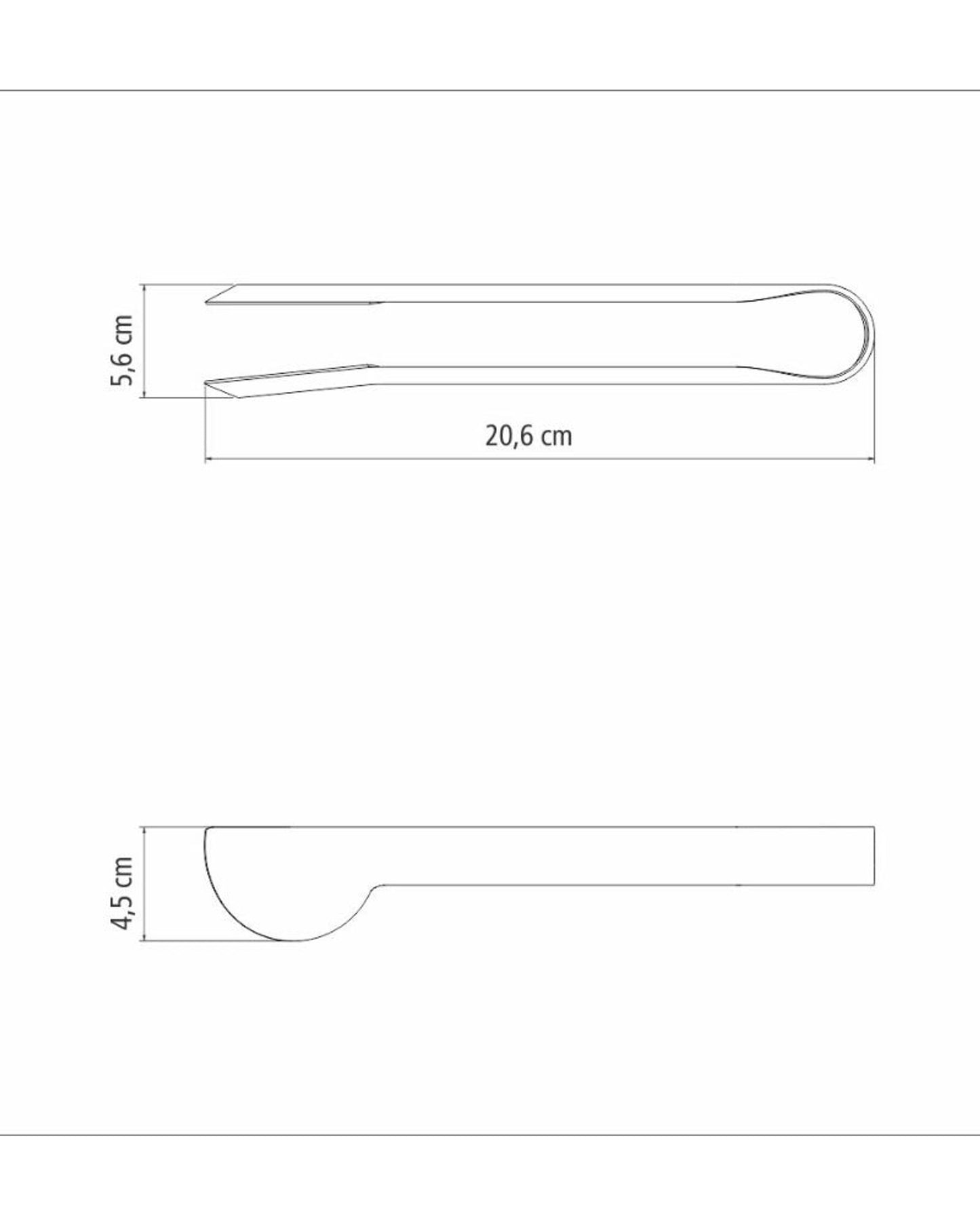 ملقط ترامونتينا متعدد الاستخدامات من الفولاذ المقاوم للصدأ