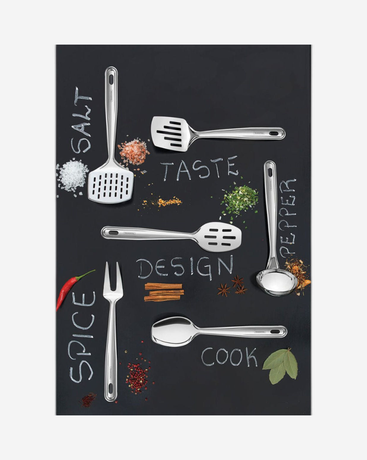 ملعقة تقديم ترامونتينا إكستراتا المصنوعة من الفولاذ المقاوم للصدأ ذات فتحات