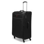 مجموعة حقائب سفر وينجر إيزي الناعمة القابلة للتمدد، 54+68+80 سم، مجموعة من 3 قطع - أسود