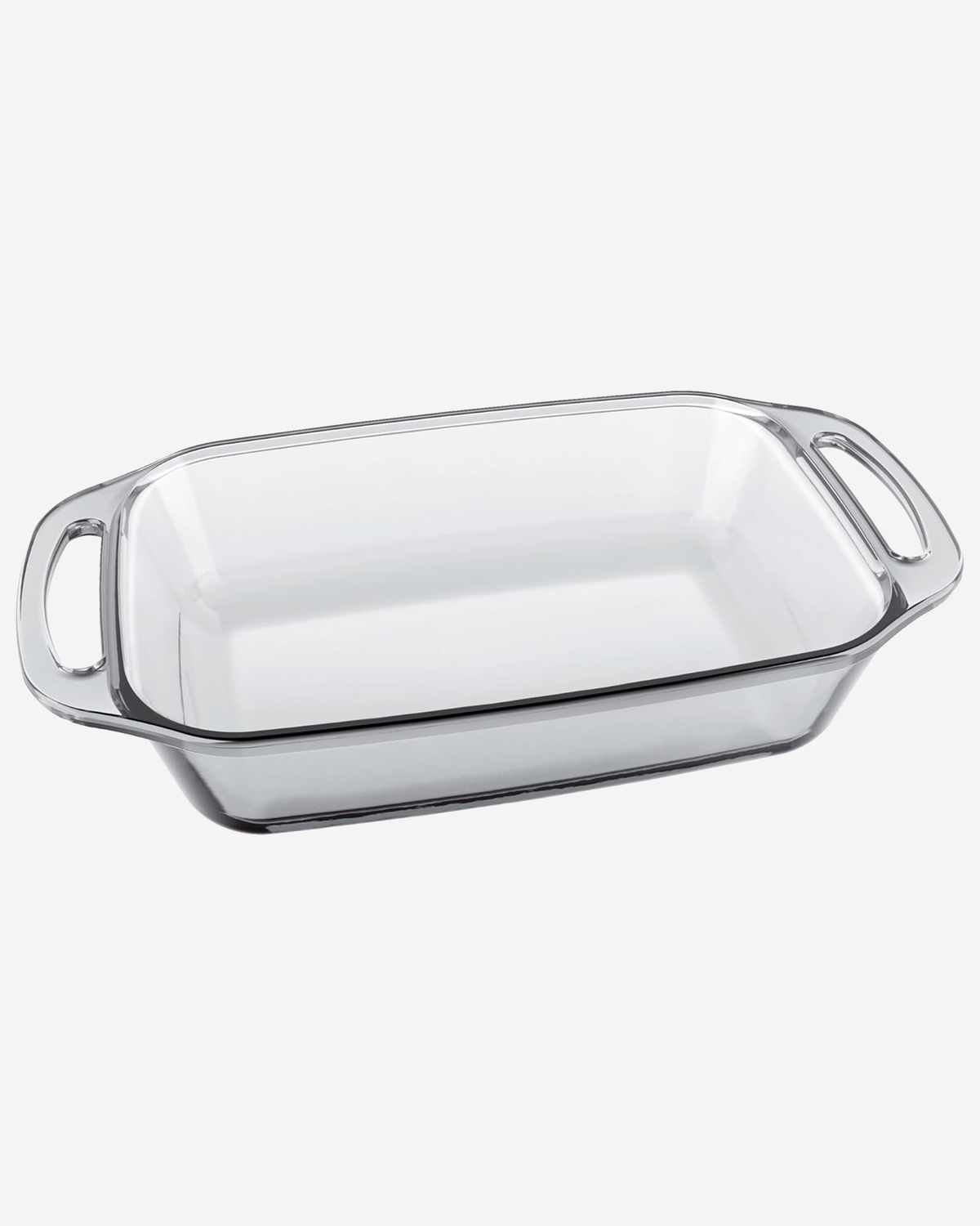 Marinex Rectangular Glass Roaster with Handles, Heat-Resistant, Oven-Safe, 2.7L