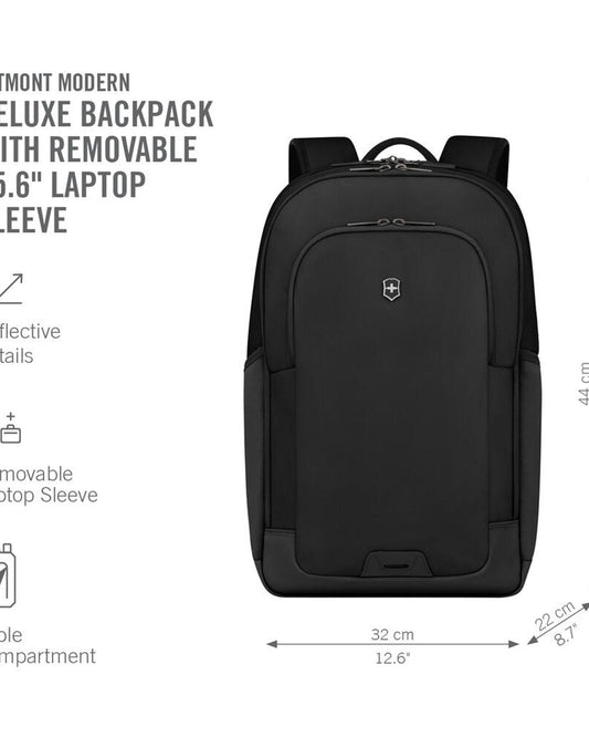 حقيبة ظهر فيكتورينوكس ألتمونت مودرن ديلوكس سوداء