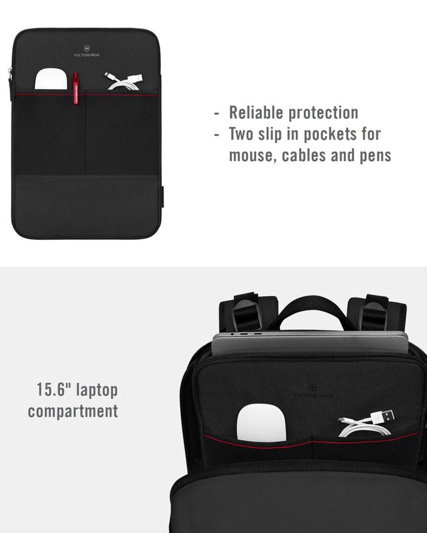 حقيبة ظهر فيكتورينوكس ألتمونت مودرن ترافيلر سوداء