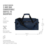 Victorinox Altmont Modern  2-Way Duffle/Backpack Bag  Black