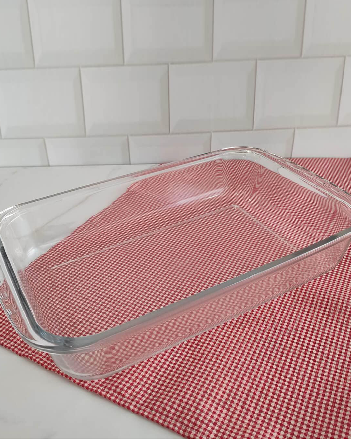 Marinex Deep Rectangular Glass Roaster, Heat-Resistant, Oven-Safe, 3.7L