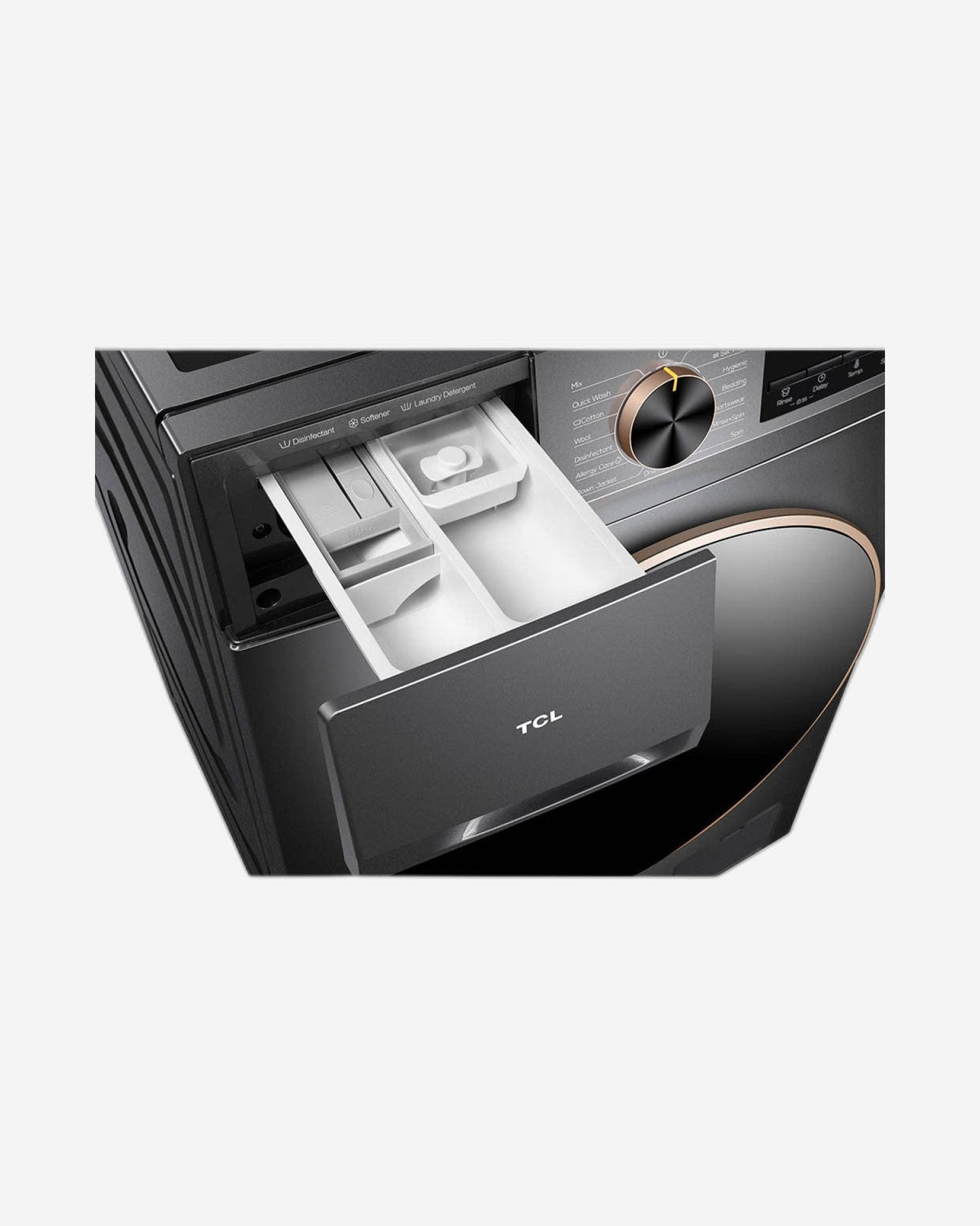 غسالة ملابس TCL تحميل أمامي سعة 10 كجم