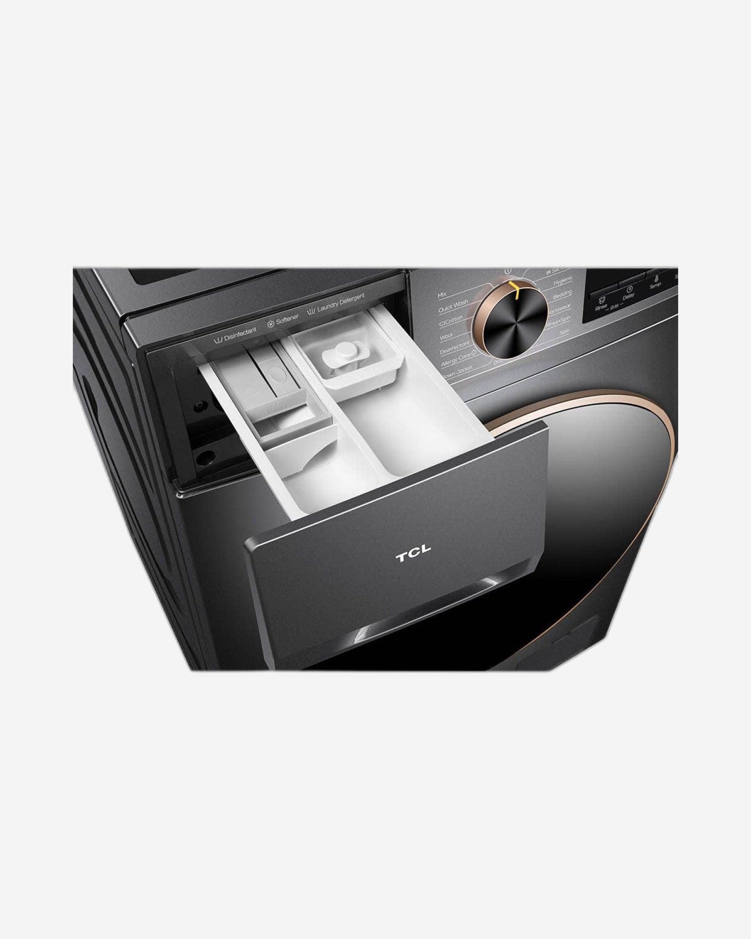 غسالة ملابس TCL تحميل أمامي سعة 10 كجم