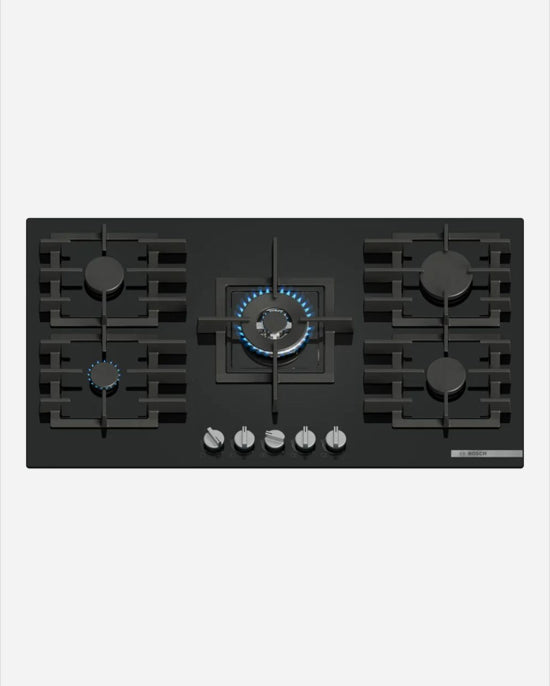 Bosch Series 6 Gas Hob 5 Burners Glass