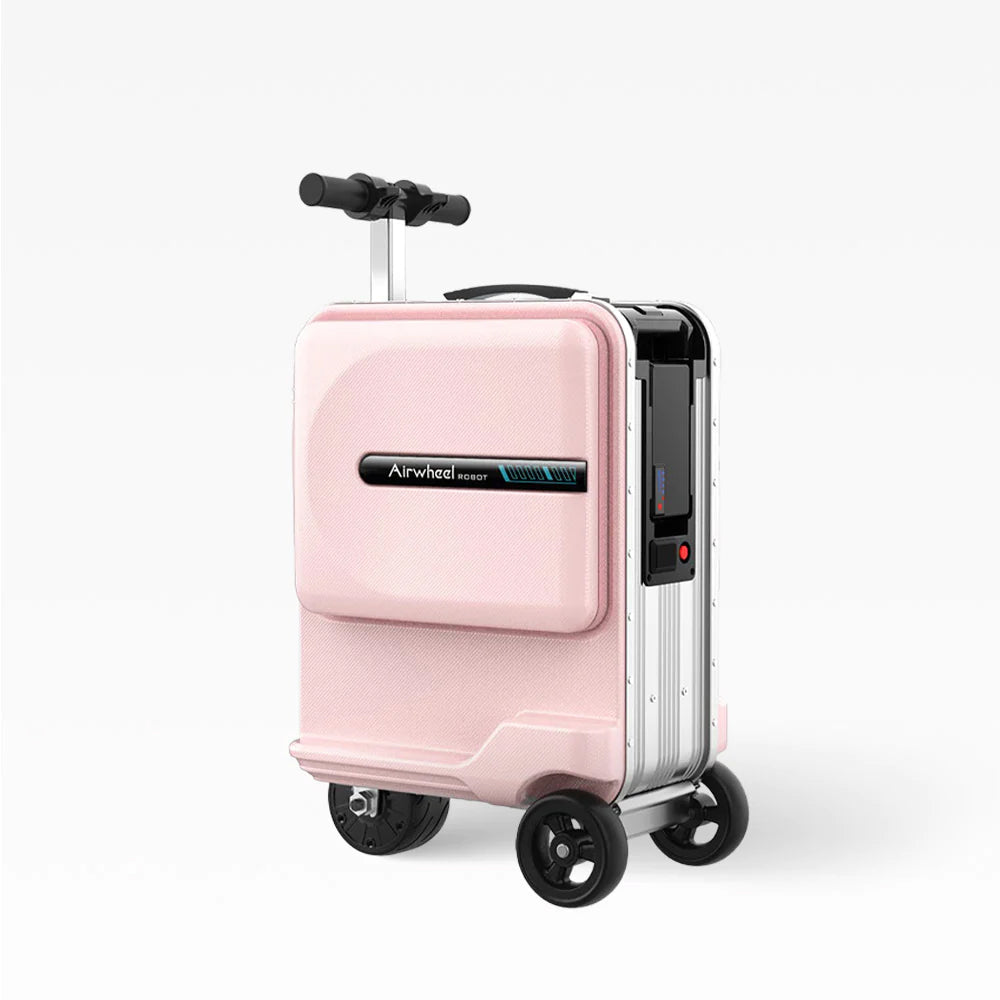 Airwheel SE3MiniT - سكوتر كهربائي للأمتعة - أسود | حقيبة سفر قابلة للحمل مع بطارية قابلة للإزالة