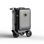 Airwheel SE3S - سكوتر كهربائي للأمتعة - أسود | حقيبة سفر ذكية قابلة للتمديد تلقائيًا مع بطارية قابلة للإزالة