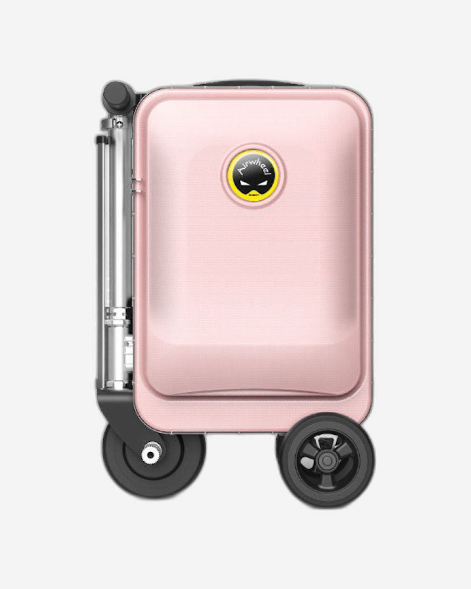 Airwheel SE3S - سكوتر كهربائي للأمتعة - أسود | حقيبة سفر ذكية قابلة للتمديد تلقائيًا مع بطارية قابلة للإزالة