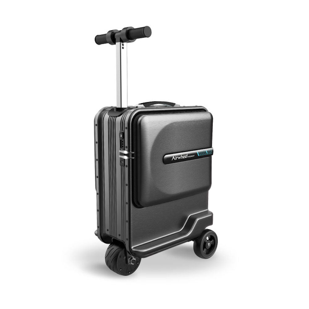 Airwheel SE3MiniT - Electric Luggage Scooter - Black | Potable Riding Suitcase with Removable Battery