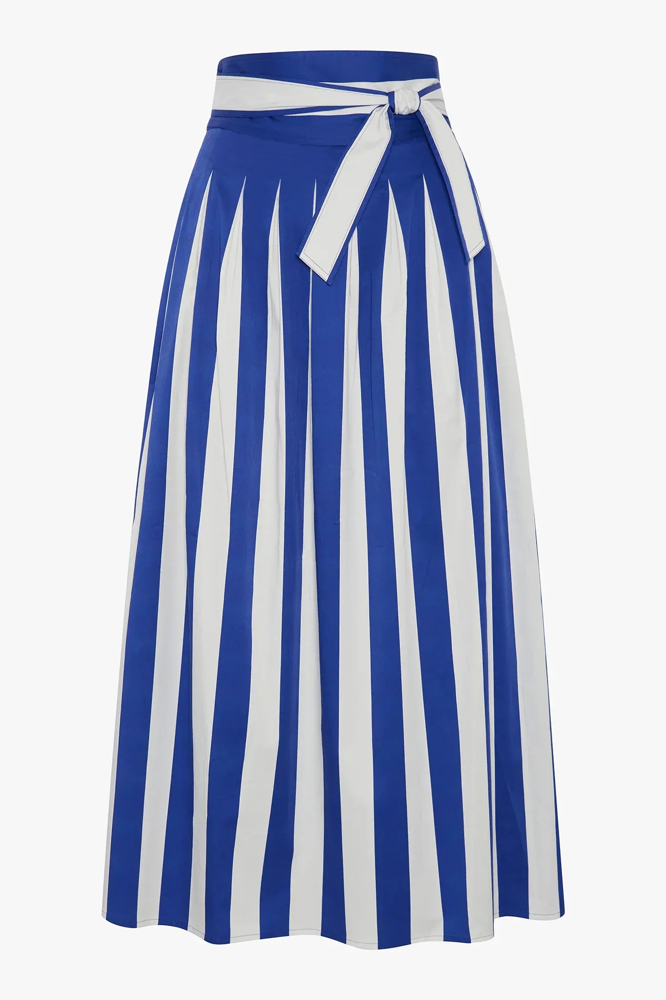Hope Striped Skirt Cotton in Blue