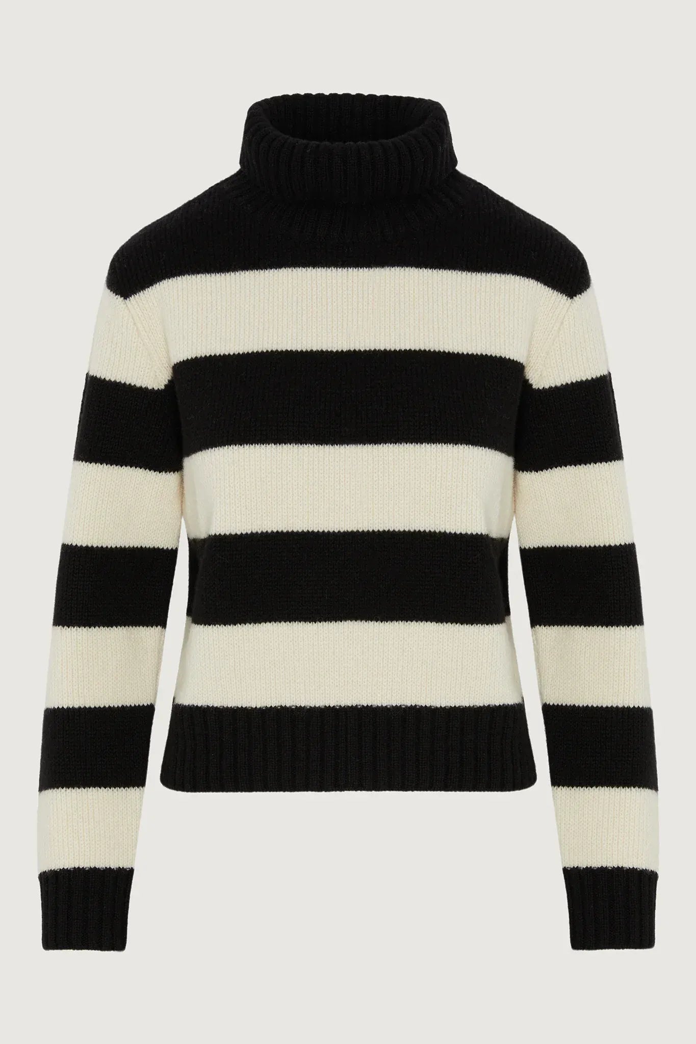 Gemma Chunky Roll Neck in Black
