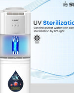 موزع مياه Sure ذو التحميل العلوي مع الأشعة فوق البنفسجية