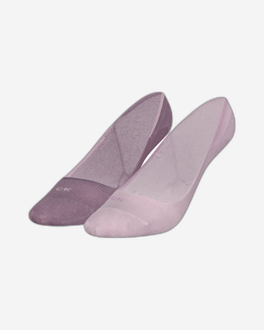 جوارب Calvin Klein النسائية غير المرئية - عبوة من قطعتين