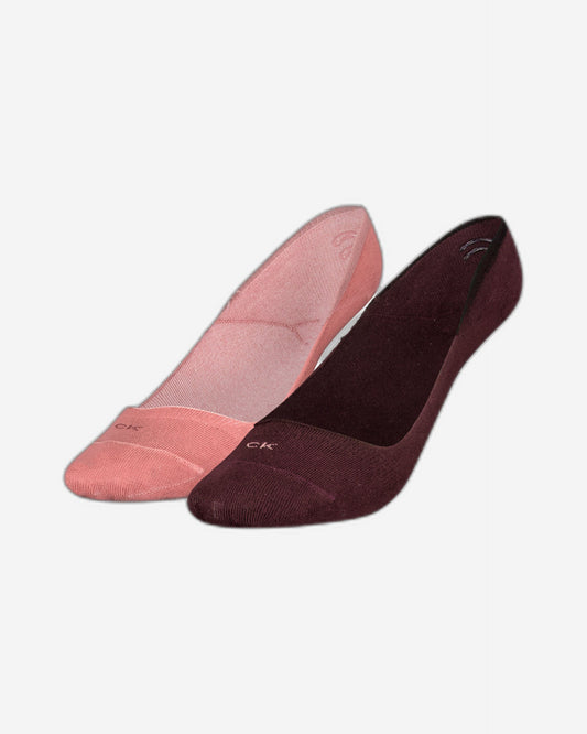 جوارب Calvin Klein النسائية غير المرئية - عبوة من قطعتين