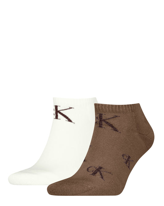 جوارب رياضية رجالية من كالفن كلاين جينز - عبوة من قطعتين