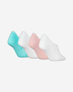 جوارب Calvin Klein Jeans النسائية غير المرئية - عبوة من 4 قطع