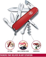 ساعة فيكتورينوكس سويس آرمي كلايمبر 91 مم حمراء مزودة بـ 14 وظيفة - 1.3703/B1