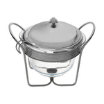 Regent Folio Stainless Steel Round Soup Cover/Warmer/Ladle 4Lt