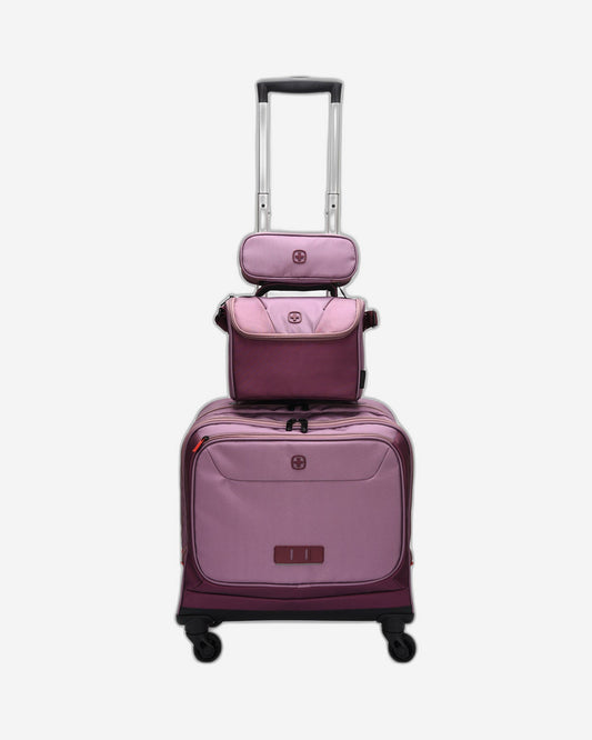 مجموعة وينجر للعودة إلى المدرسة - 2024 - 3 قطع - وردي