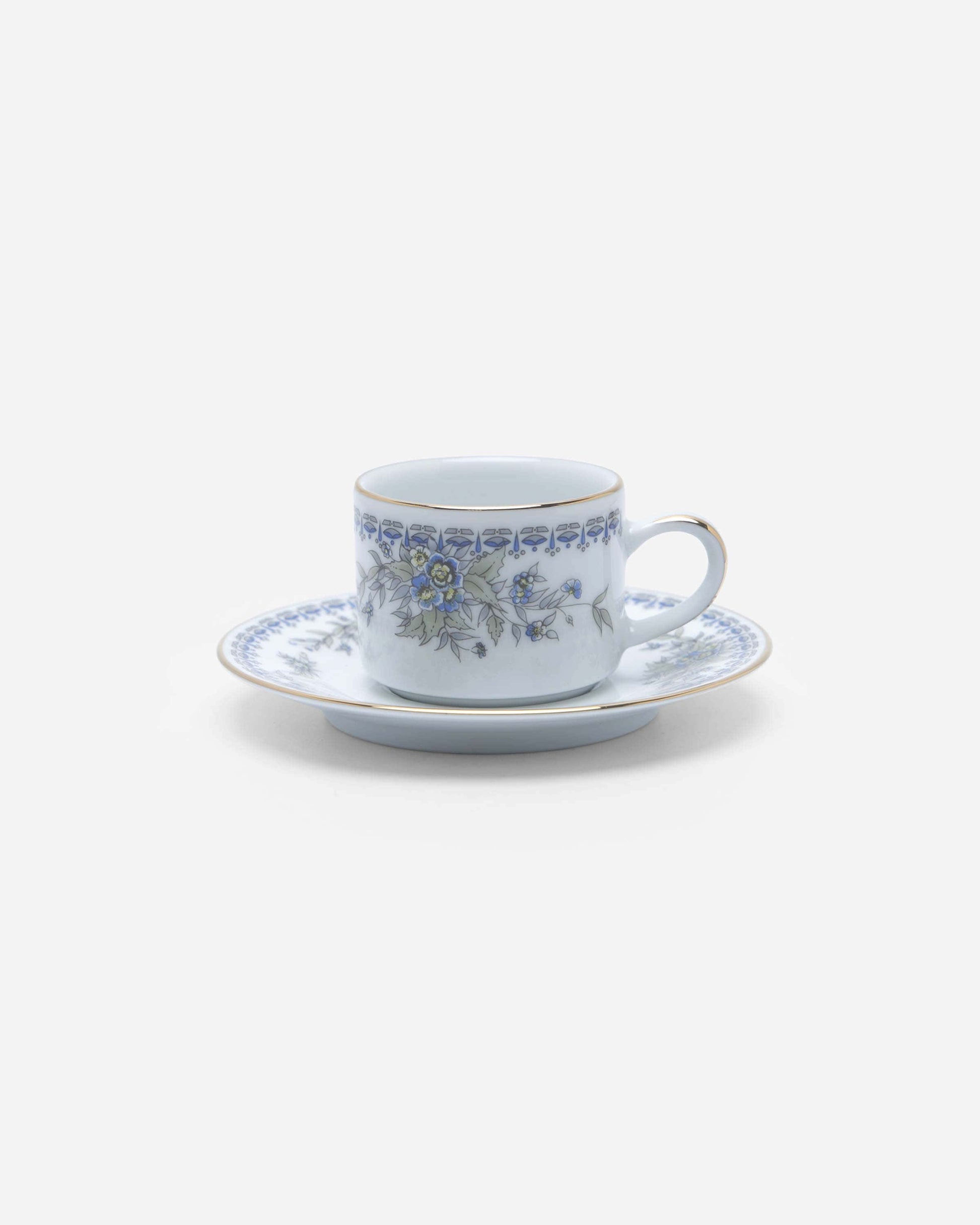Treasure Gold Coffee Cup and Saucer Set of 6pcs. 