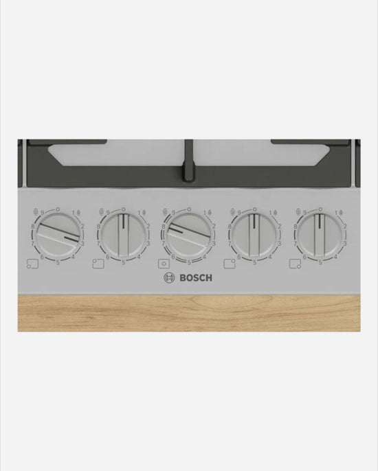 Bosch Gas Hob FlameSelect 5 Burners Steel