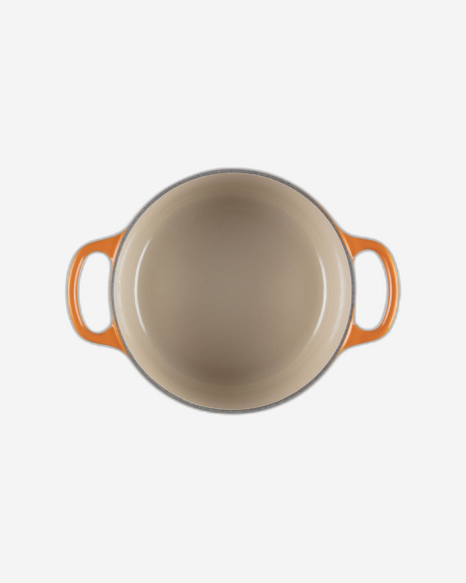 فرن فرن فرنسي دائري من لو كروزيه، قطر 18 سم، لهب - 21177180902430