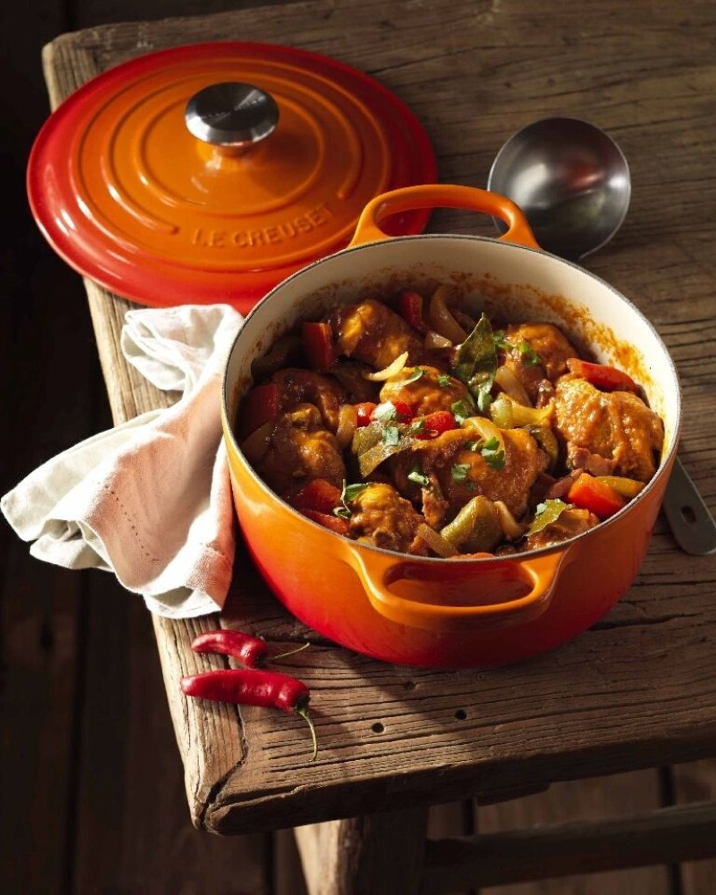 فرن فرنسي دائري من لو كروزيه، شعلة 24 سم