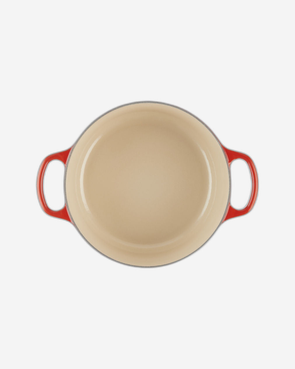 قدر فرن فرنسي دائري من لو كريزويه، 24 سم، لون أحمر كرزي - 21177240602430