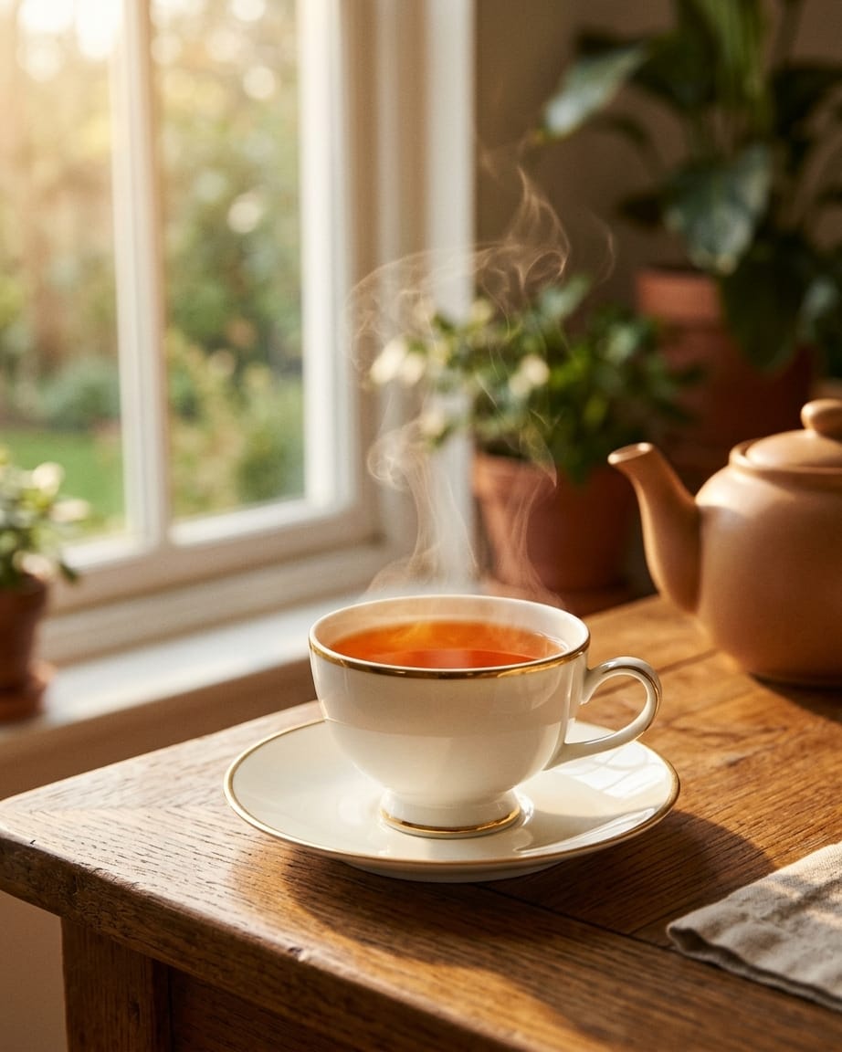 Dankotuwa 3Mm Plat Tea Cup & Saucer 1+1
