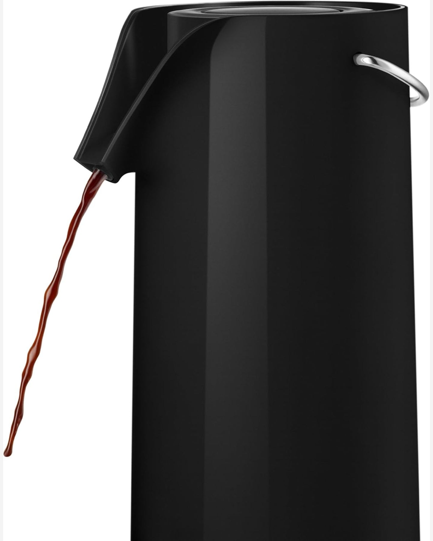 إبريق إيفا سولو 502900 بمضخة شفط، أسود، سعة 1.8 لتر