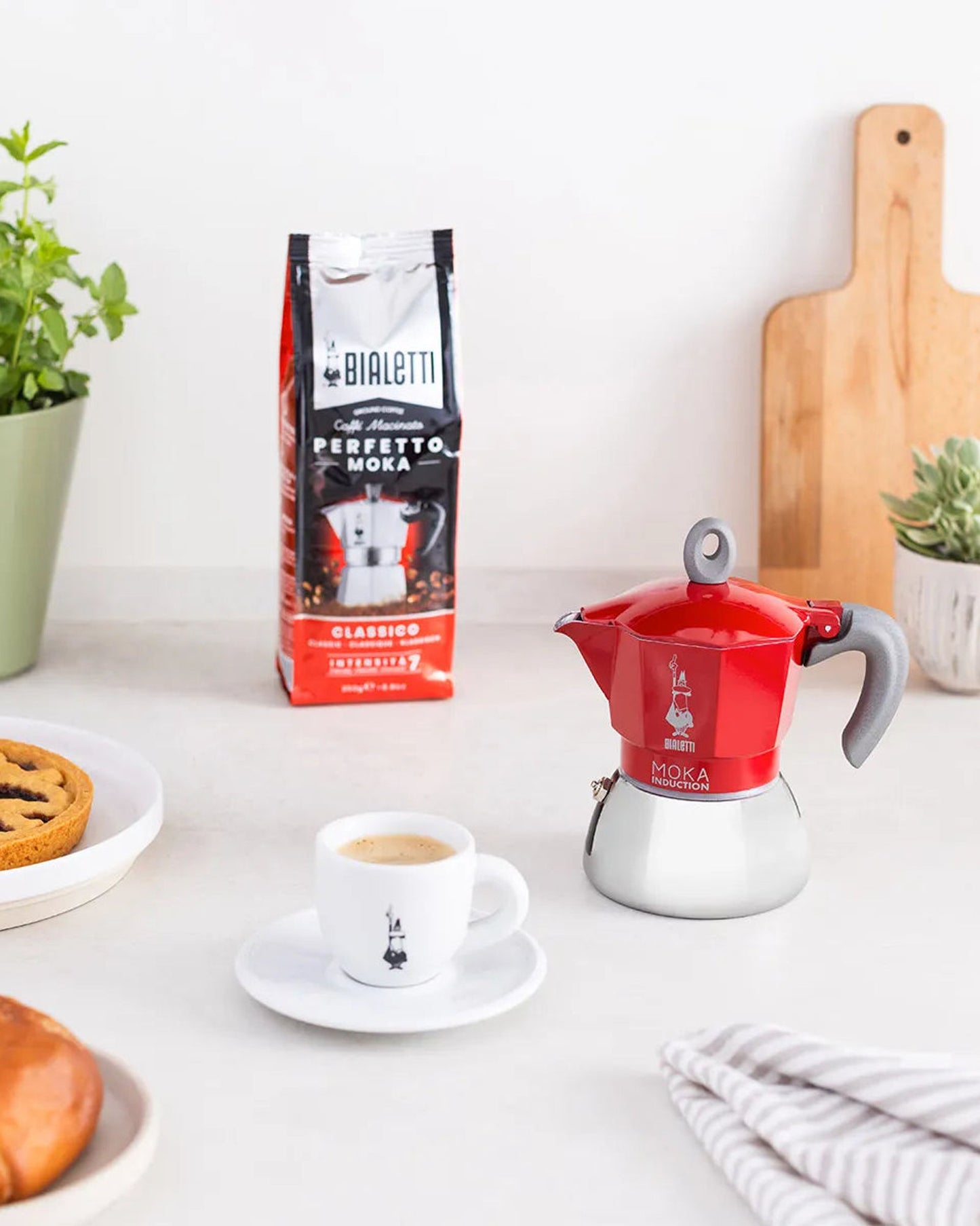 بياليتي نيو موكا إندكشن ريد 2 كوب