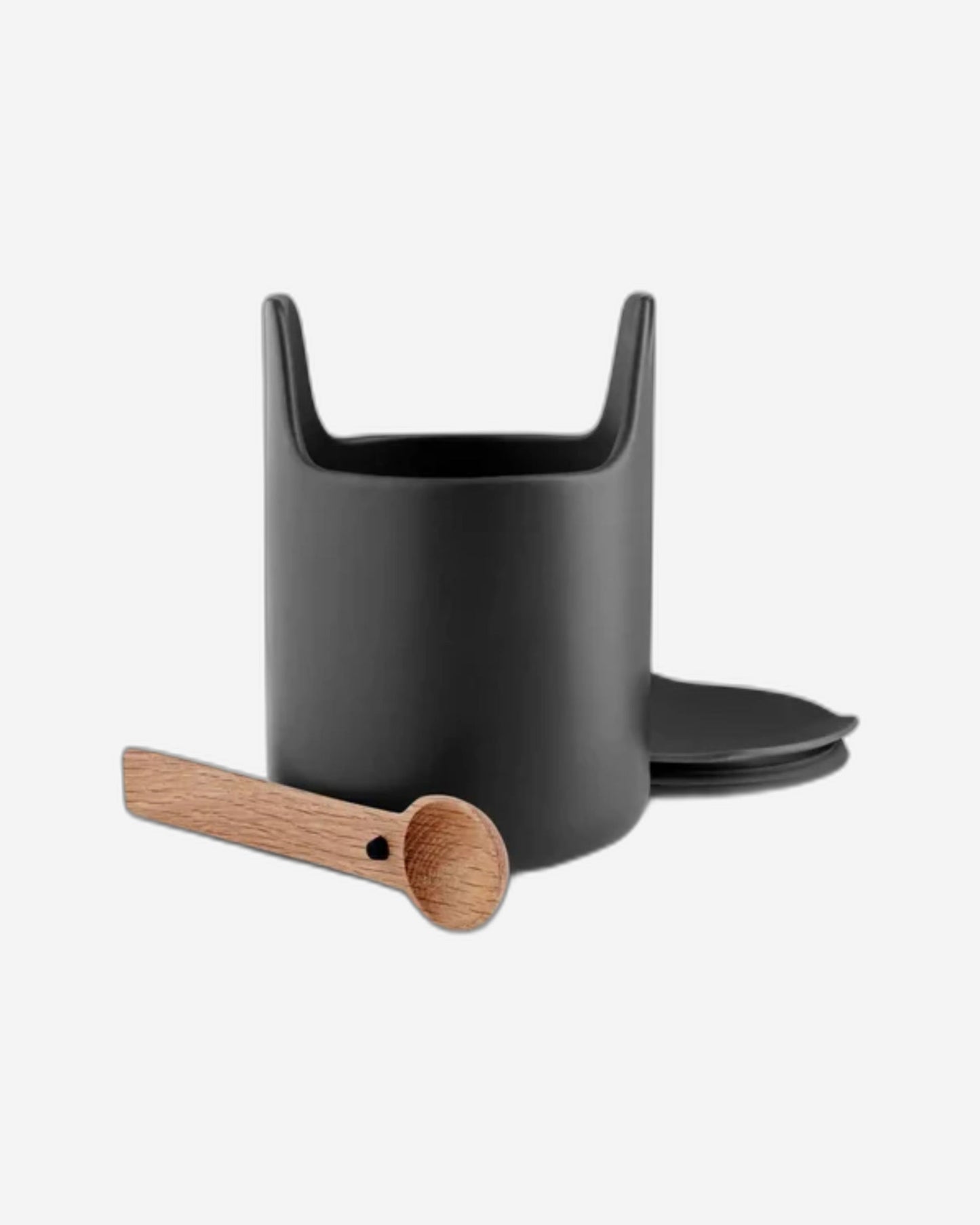 صندوق أدوات إيفا سولو 520428 مع ملعقة H15 أسود