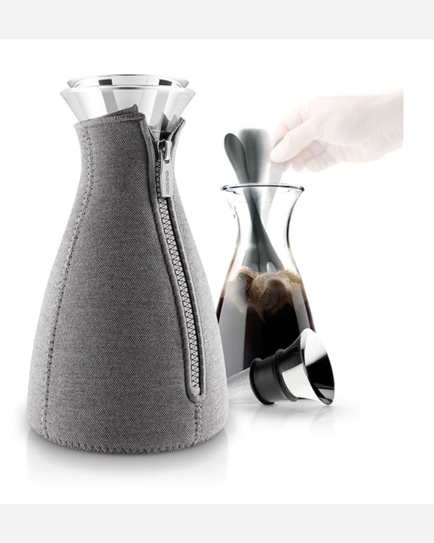 إيفا سولو 567668 كافيه سولو 1.0 لتر رمادي غامق منسوج