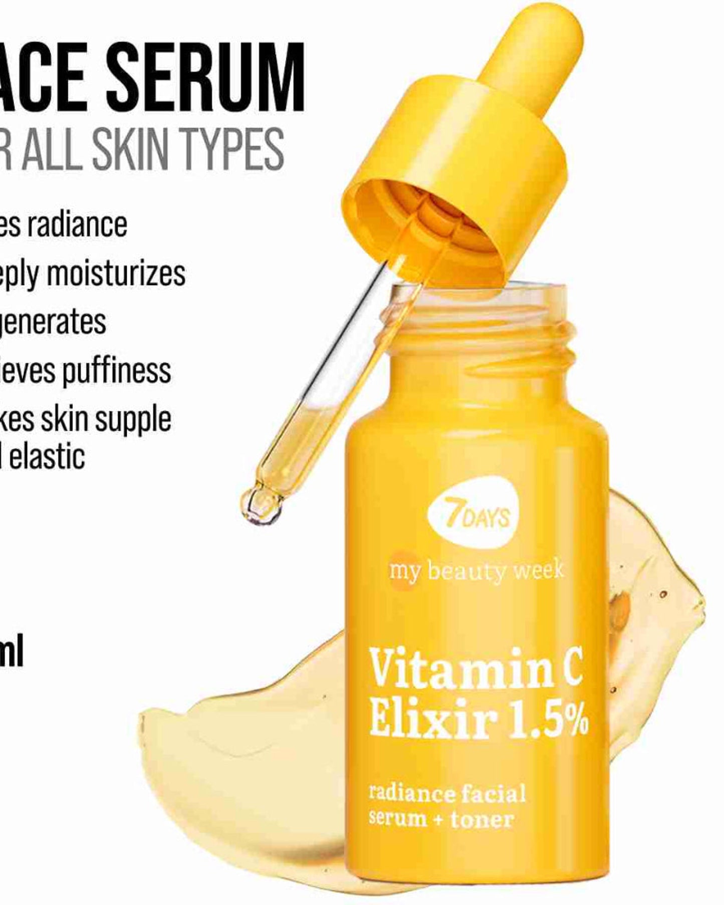 سيروم فيتامين سي للوجه 7DAYS 30 مل