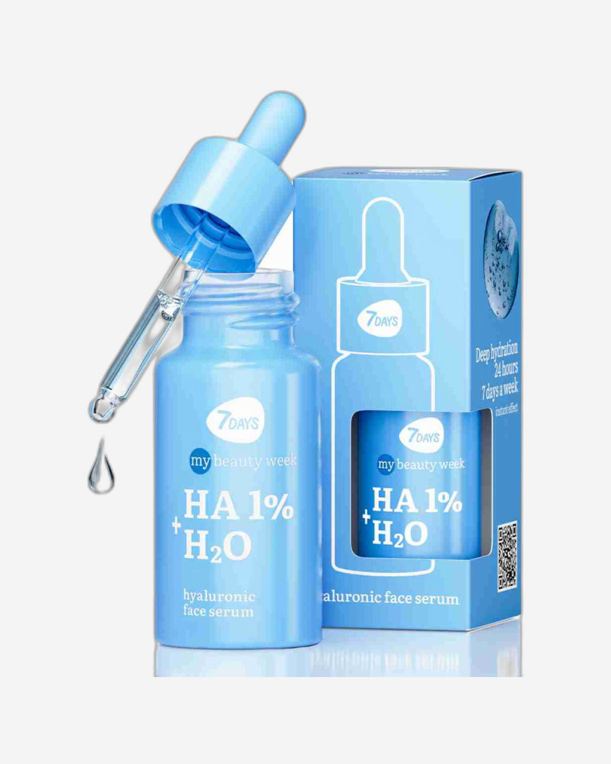 سيروم مرطب للوجه 7DAYS مع حمض الهيالورونيك بنسبة 1% 30 مل