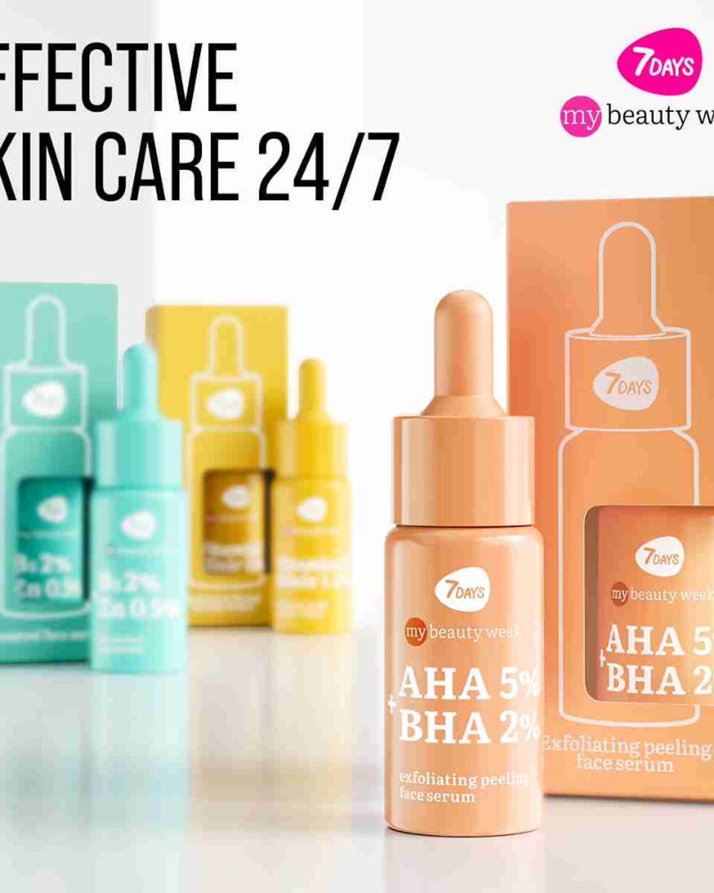 سيروم تقشير الوجه بحمض ألفا هيدروكسي/بيتا هيدروكسي من 7 أيام