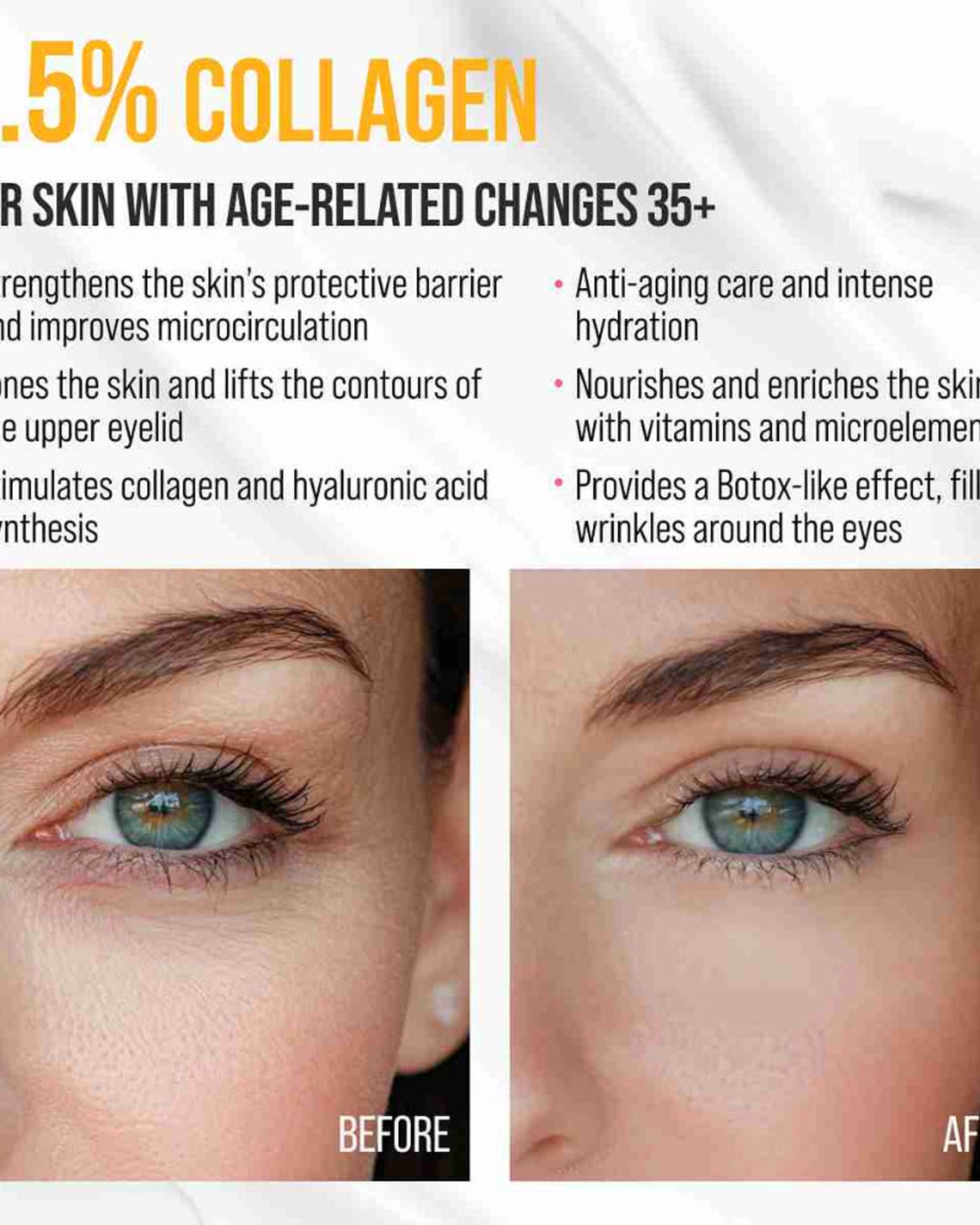 كريم العيون 7DAYS بالكولاجين - العناية بالبشرة الكورية 18 مل