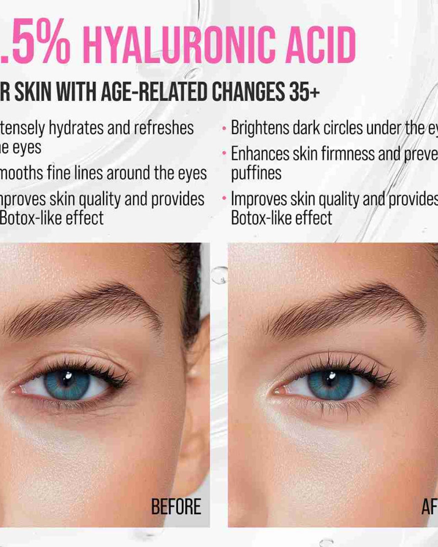 كريم العيون 7DAYS بحمض الهيالورونيك - العناية بالبشرة الكورية