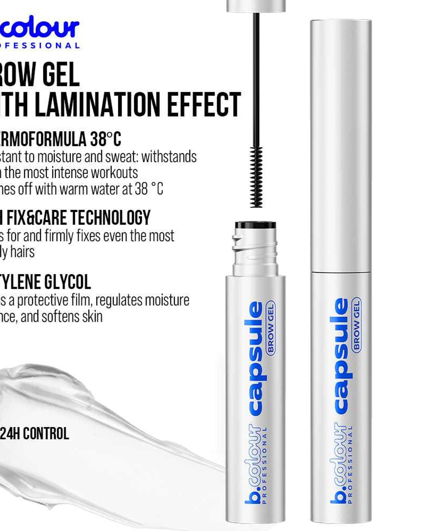 جل التحكم في الحواجب من بي.كولور بروفيشنال لمدة 24 ساعة